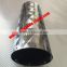 High temperature resistance carbon fiber exhaust pipe with 3k surface finish