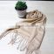 Fashionable voile pure color long scarf heated scarf floral scarf