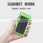 Hot sale solar power bank ,water powered solar panel case ,8000mah solar charger