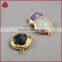 New Tiny Druzy Geode Necklace Gold Filled Raw Crystal Drusy Pendant Simple Jewelry