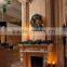 Artificial marble fireplace surround