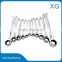 12PCS/6-24 Combination Wrench Set/Drop forged steel double open end chromed plated spanner wrench set