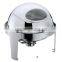 Stainless steel buffet food warmer, roll top chafing dish