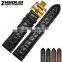 18|19|20|21|22mm high quality genuine alligator leather Watch strap with stainless steel buckle Wholesale 3PCS
