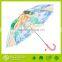 Auto Open Cartoon Design Kids Umbrella Fancy Princess Cartoon