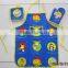 children kitchen apron&painting apron with customized logo cotton fabric lemon pattern for promotion sales and kitchen