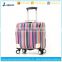 wholesale alibaba boarding eminent trolley luggage PU 16 inch aluminum trolley luggage