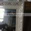 cheap high qualtiy white wooden framed full length dressing mirror Made in China