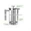 high quality stainless steel french coffee press (0.35L,0.5L,0.8L,1.0L,1.5L)