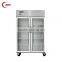 QIAOYI two door meat freezer Counter