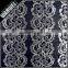 black beautiful flower with bright for wedding dress Chantilly lace plain yarn polyester nylon lace fabric