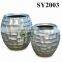 Custom Color Garden Fiberglass Square Plant Pot