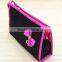 Hot sale cotton dots printing cosmetic pouch with bowknot decorate china factory