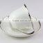 2015 new design fine bone china cup and saucer with silver rim
