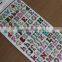 2015 hot selling alphabet letter stickers chipboard sticker