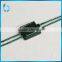 Simple design red single insertion hang granule for garments plastic string seal tag for hangtags OEM SERVICE