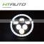 HTAUTO Halo round led headlight Waterproof 7inch Low High Beam LED Jeep Wrangler Head Light with DRL Daytime Running Light