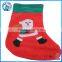 Cheap Wholesale Christmas Supplies Plain Santa Christmas Stocking