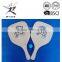 wooden beach paddle racket