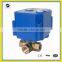 manual control and electric stainless steel 3 way valve with motor control 3-6V,9-24V