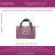 Beautiful Leather Flower Cover Hanging Cosmetic Jewelry Bag