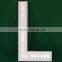 different letter cutting cheap wooden letters with LED lights