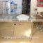 flat single pan with 6 topping pans fried ice cream machinery