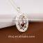 Wholesale fashionable latern indian style oval sterling silver filigree pendant