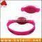 China OEM Customized Silicone Bracelets LED Cheapest Silicone Bracelet Printed Logo embossed debossed bracelet