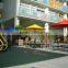 Outdoor table with umbrella hole outdoor pinic table