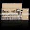 High Quality Professional Cosmetic Makeup Brush Set with White plaid Case 20 pcs/set