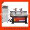 Double Z Double Head Wood Metal Stone CNC Router with Panasonic Servo Motor