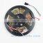 5050 SMD RGB 30LED/m Addressable Color Strip Light 5V Black PCB WS2812b led strip ip65