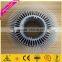 Round heat sink, high power aluminum pipe heat sink for LED high bay light, heat pipe heat sink