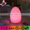 rechargeable led egg table lamp lighting led color changing for outdoor use