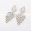 Hot 1pair Retro Vintage Alloy Women Silver Golden Long Bohemian Pierced Earrings 1NHW love heart earring