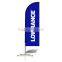 advertising outdoor fabric beach flag display