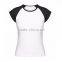T-Shirt Design Wholesale China 2016 New Style Women Raglan Sleeve Crew Neck T Shirt