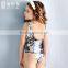 Balneaire digital print hot child models girls in bikini, kids swimwear