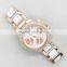 2016 new fashion luxury three lines diamond bezel geneva quartz watch women dress watches for ladies