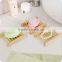 hot sale wood natural soap dish / simple shower wooden soap holder / wood soap rack