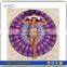 100% terry Cotton Fabric New Design Round Beach Blanket Mat