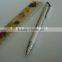 silver ballpoint pen with ring decoration wholesales