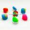 USA and Canada FDA glossy finish non stick 2 ml food safe silicone mini containers for wax bho dab herbs