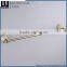 China Manufacture Zinc Alloy Gold Finishing Bathroom Accessories Wall Mounted Single Towel Bar