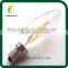 glass housing LED filament candle light, C35 LED candle bulb made in China