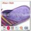purple anti-slip warm indoor slippers for women with bow tie