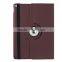 Premium PU Leather Brown 360 Degrees Rotating Stand Leather Case with Back Case for Apple iPad Pro 12.9