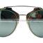 2016 new unisex metal polarized mirror aviator sunglasses