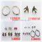 Female gold stars with diamond alloy earring